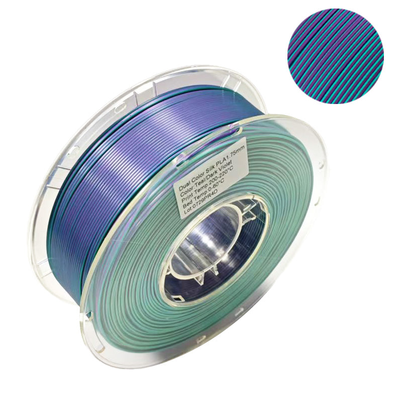 PLA Silk Teal/Dark Violet