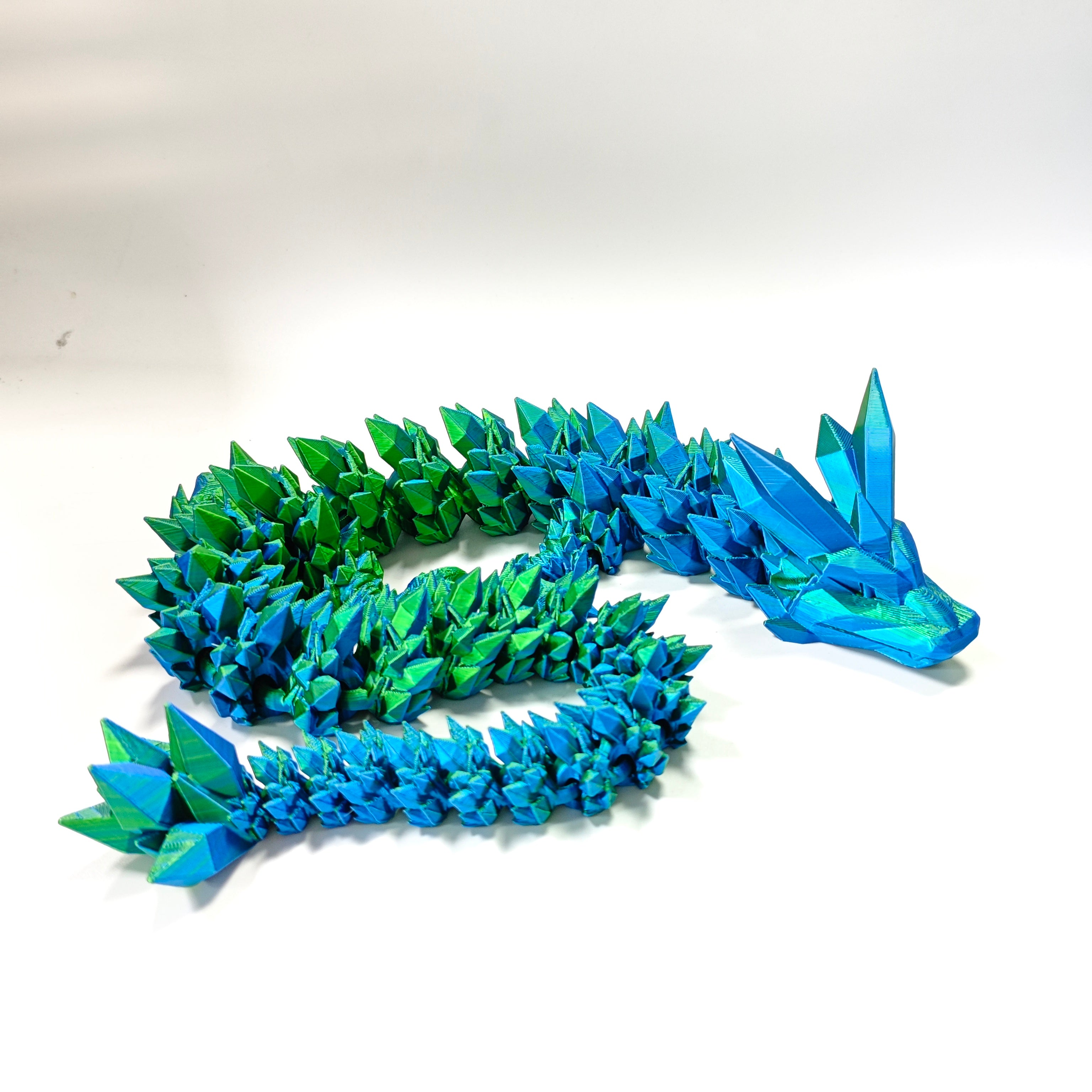 PLA Silk Blue/Green Dual Color