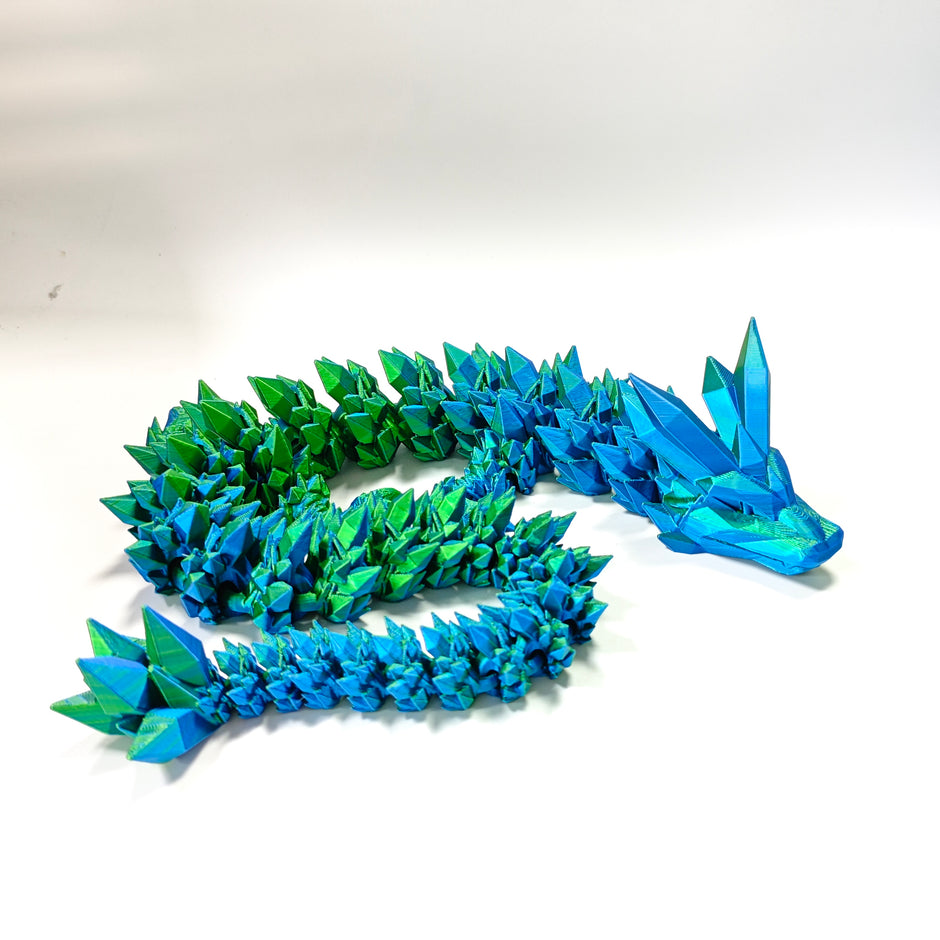 PLA Silk Blue/Green Dual Color
