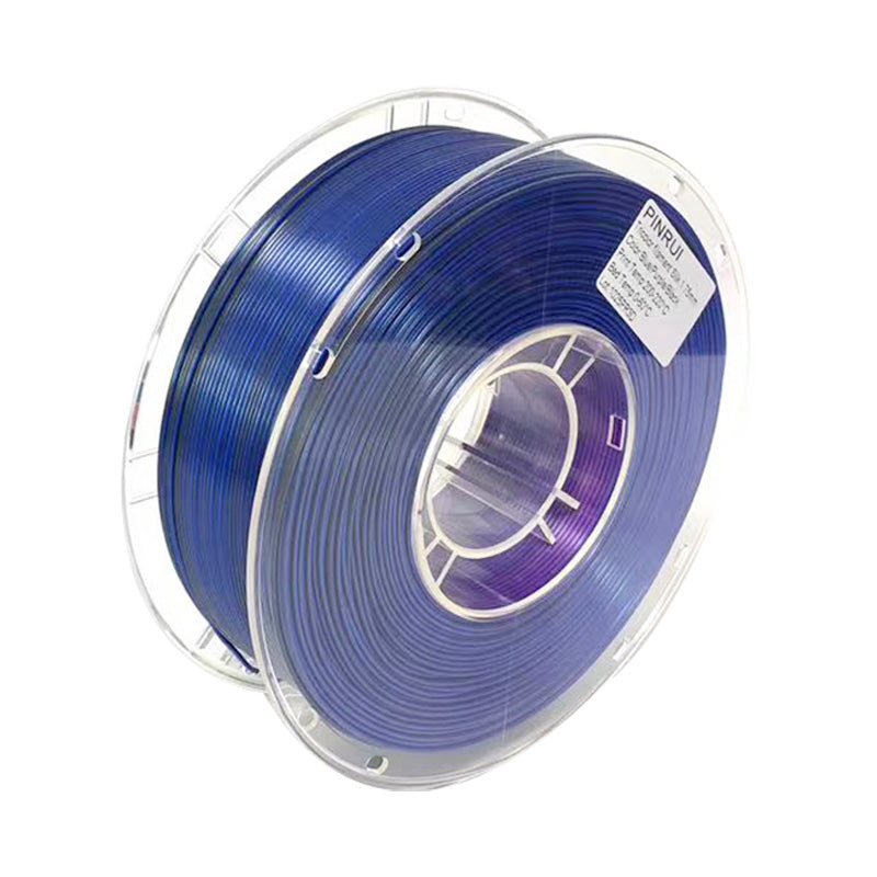 PLA Silk Blue/Purple/Black Tricolor Filament