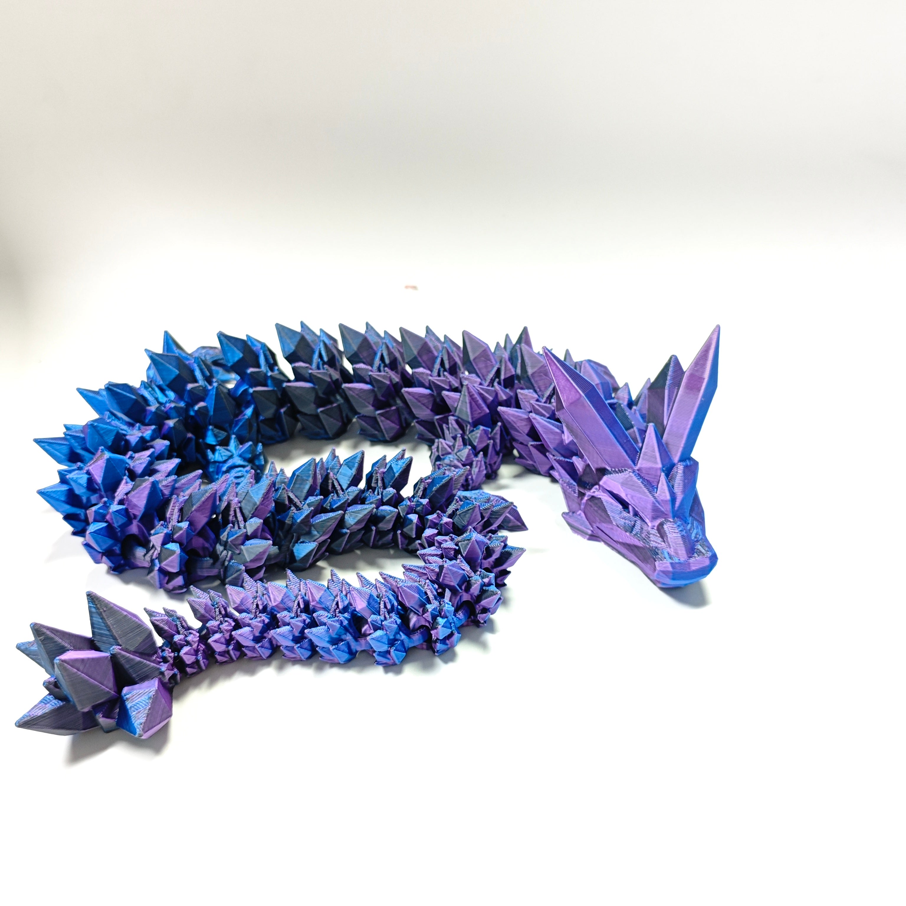 PLA Silk Blue/Purple/Black Tricolor Filament