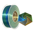 PLA Silk Orange/Blue/Green Tricolor Filament