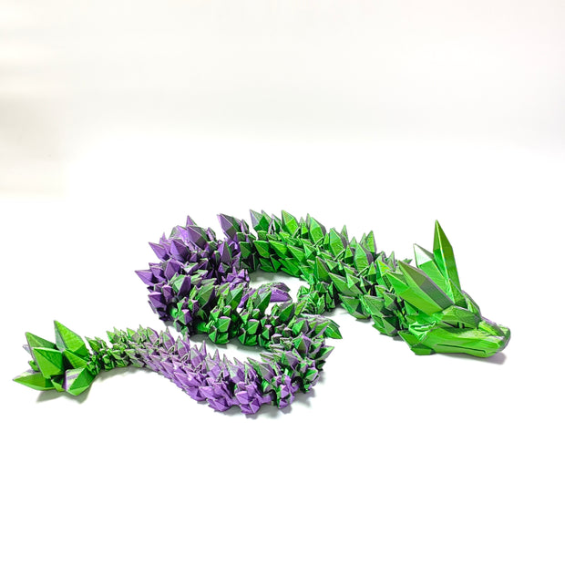 PLA Silk Purple/Green Dual Color