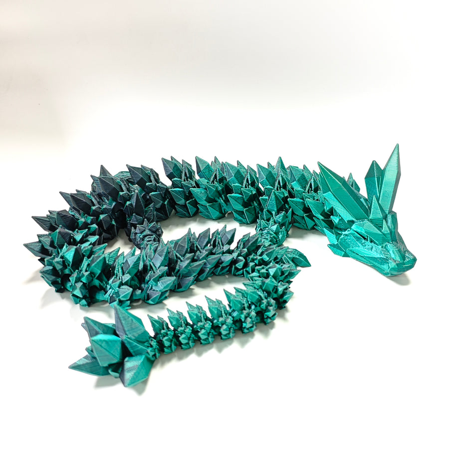 PLA Silk Emerald Green/Black Dual Color