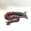 PLA Silk Black/Red Dual Color