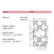 4080FB T-Slot Aluminium Extrusion Profile