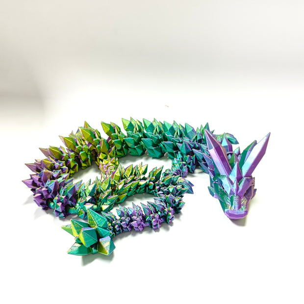 PLA Silk Emerald Green/Purple/Yellow Tricolor Filament