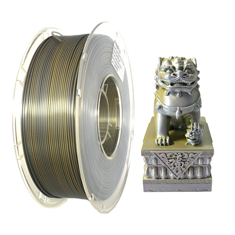 PLA Silk Gold/Silver Dual Color