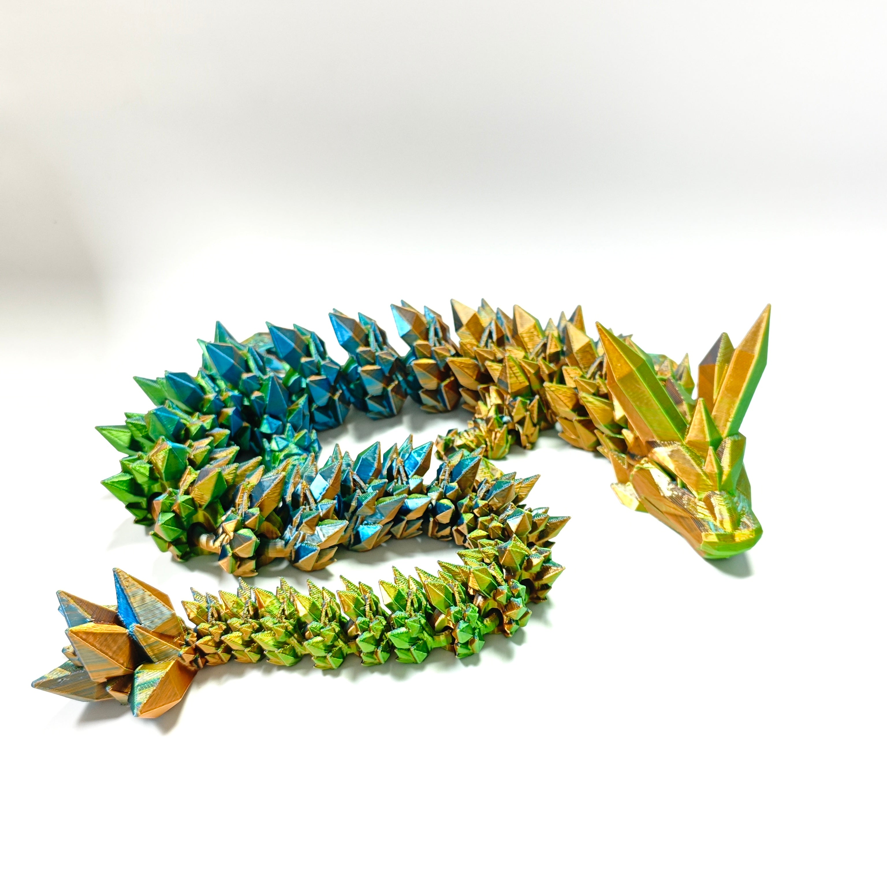 PLA Silk Orange/Blue/Green Tricolor Filament