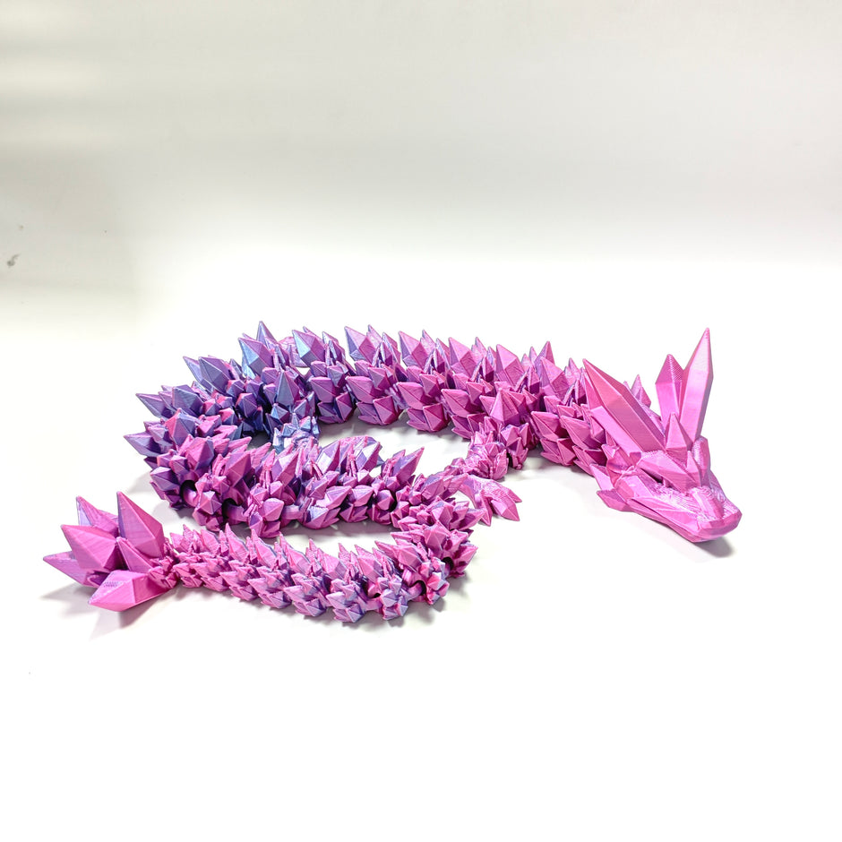 PLA Silk Rose Red/Light Blue Dual Color