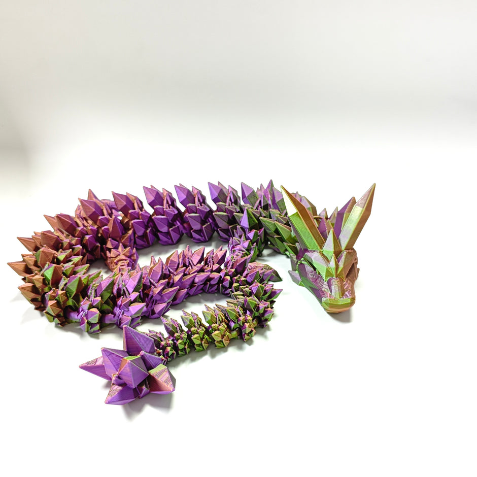PLA Silk Green/Purple/Copper Tricolor Filament