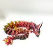 PLA Silk Red/Gold/Black Tricolor Filament