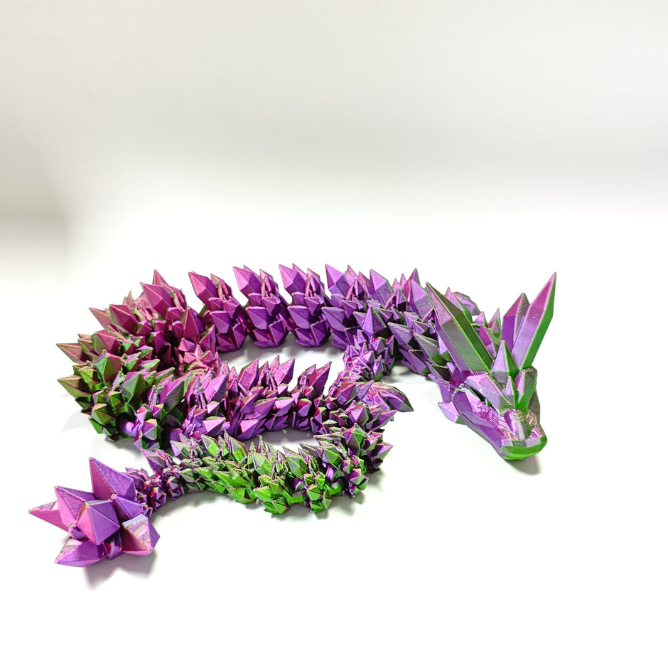PLA Silk Red/Purple/Green Tricolor Filament