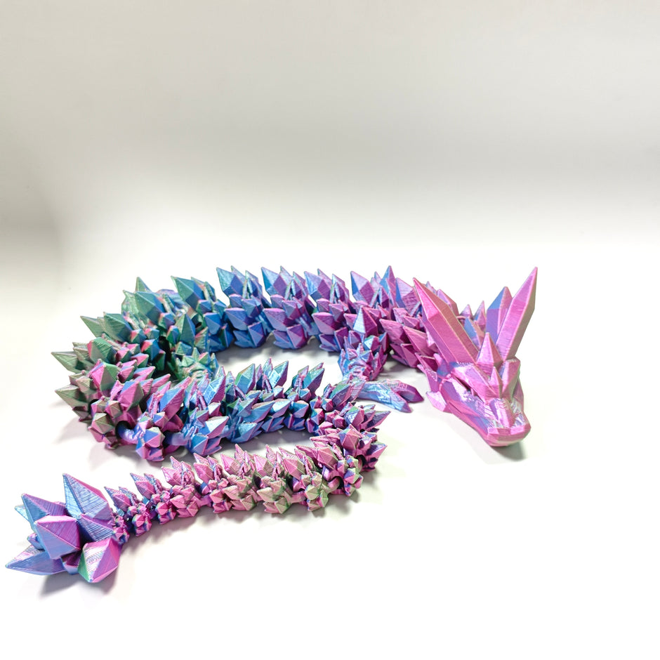 PLA Silk Sky Blue/Rose Red/Light Green Tricolor Filament